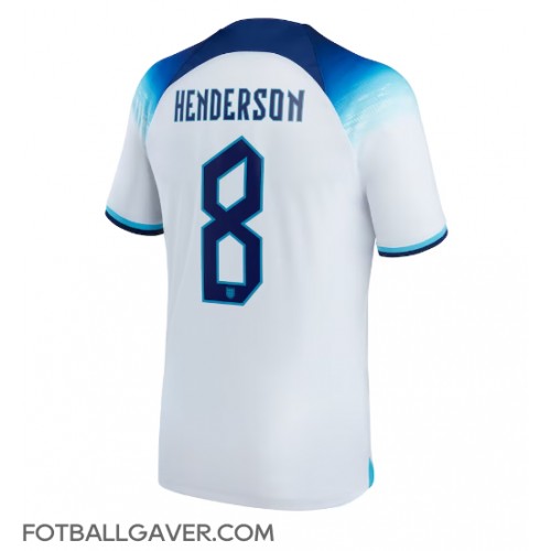 England Jordan Henderson #8 Fotballklær Hjemmedrakt VM 2022 Kortermet